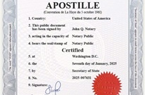Công ước La Hay Apostille áp dụng từ ngày 11/09/2026